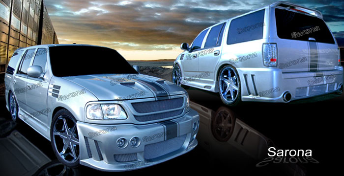 Custom Ford Expedition Body Kit  SUV/SAV/Crossover (1997 - 2002) - $1590.00 (Manufacturer Sarona, Part #FD-016-KT)